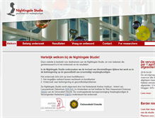 Tablet Screenshot of nightingale-studie.nl
